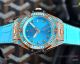 Iced Out Hublot Big Bang One Click 39 Auto Watches Sky Blue Baguette Diamond (4)_th.jpg